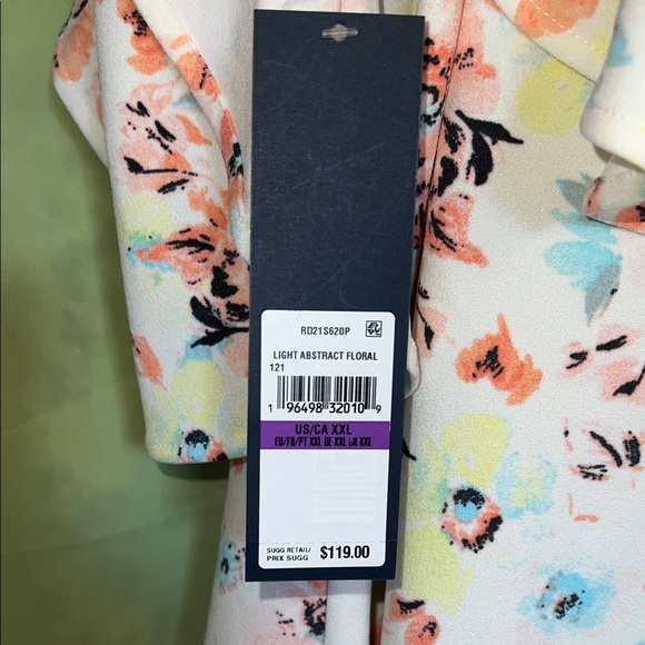 NWT Rachel Roy Floral Ruffle Midi Dress - Picture 12 of 15